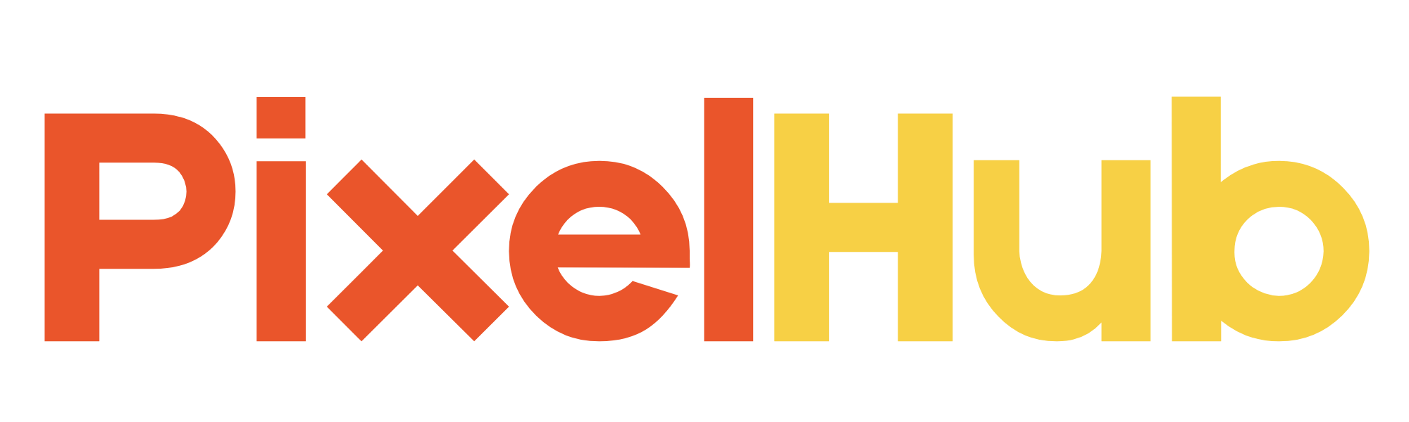 logo pixelhub jaune